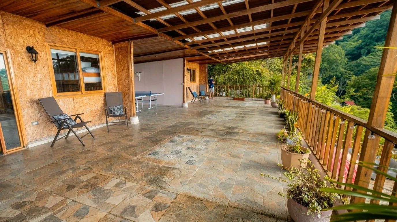 Habitación con vista a la montaña